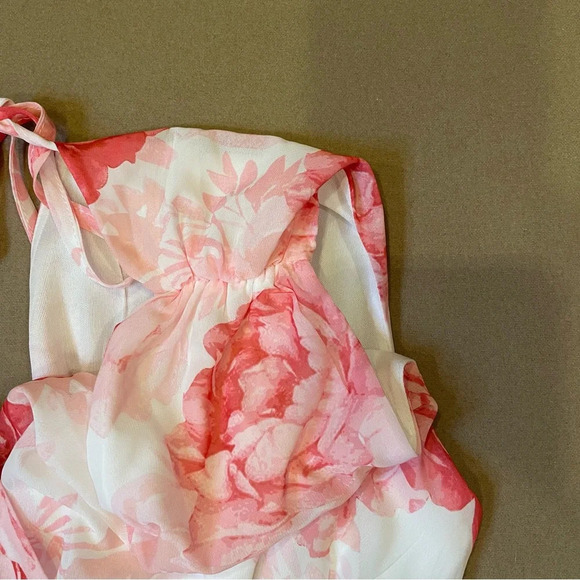 AURA (Red Dress Boutique) Floral Midi Dress Size Small New w Tag - Picture 13 of 15